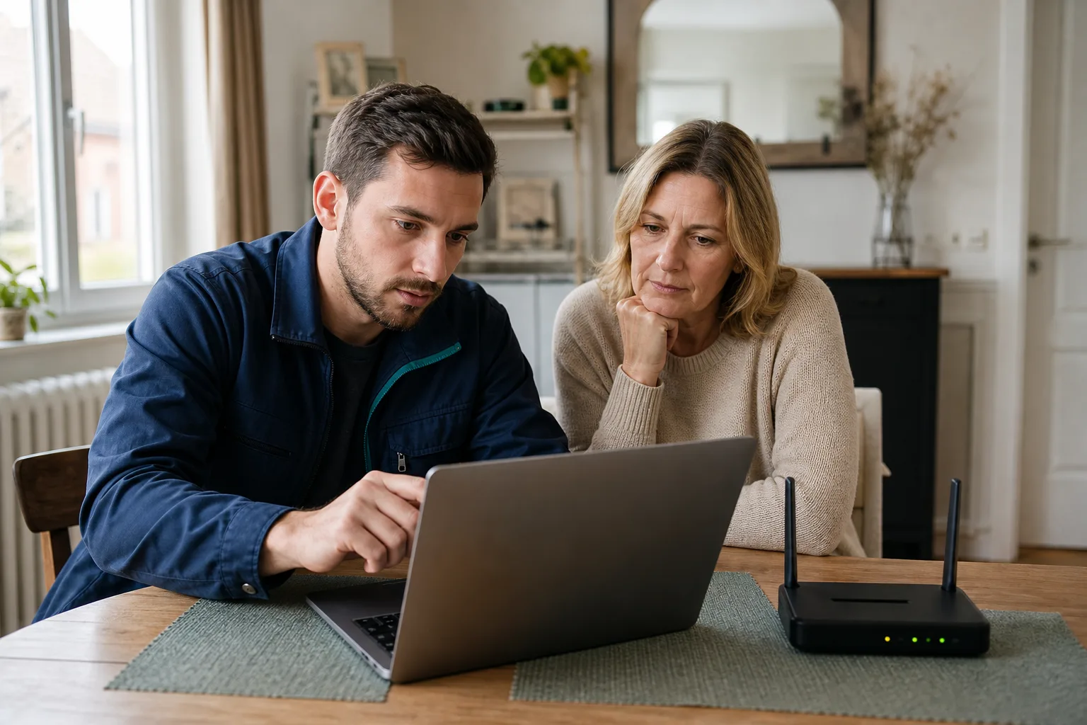 Échange avec un technicien informatique de proximité